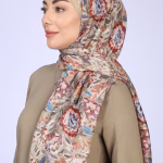 Locella Koza Pamuk Şal Olive