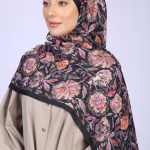 Locella Koza Pamuk Şal Siyah